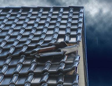 Dachpfannen mit Sturmsicherung