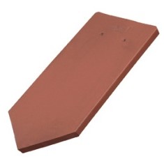 Biberschwanzziegel L Sechseckschnitt